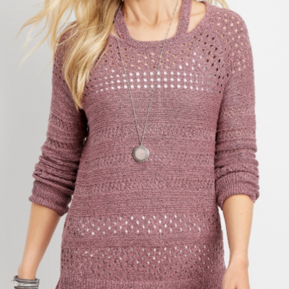 Maurices Sweaters - Maurice’s Mauve Knit Sweater Top